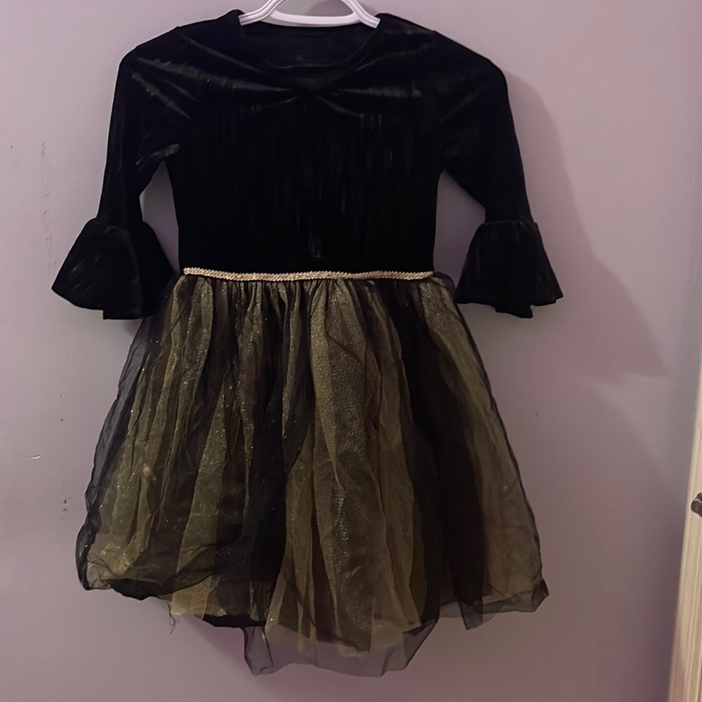 Velvet formal dress skirt part of dress sparkly